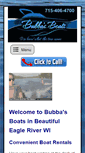 Mobile Screenshot of bubbasboats.com