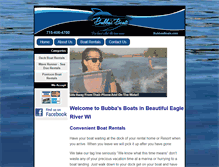 Tablet Screenshot of bubbasboats.com